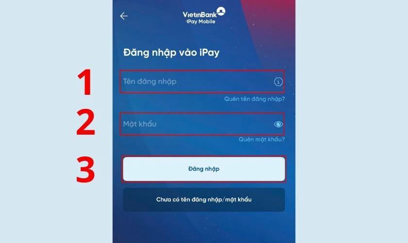 C&aacute;ch đăng nhập VietinBank iPay tr&ecirc;n điện thoại kh&aacute;c