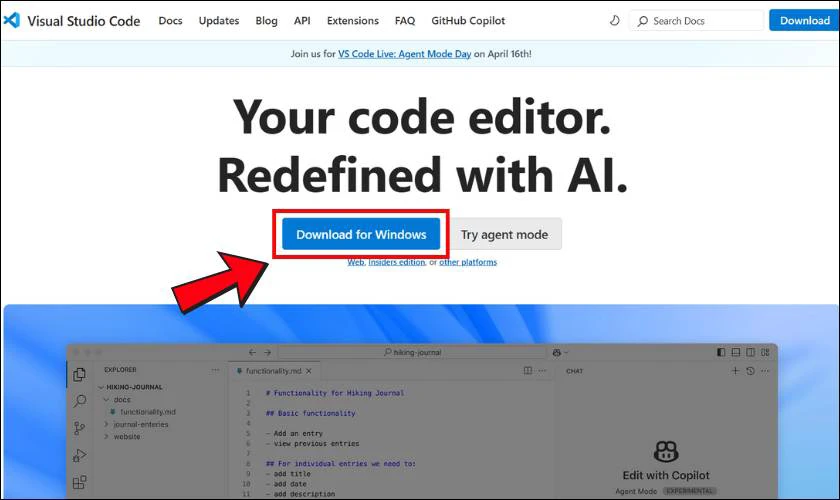 C&aacute;ch tải Visual Studio Code tr&ecirc;n m&aacute;y t&iacute;nh