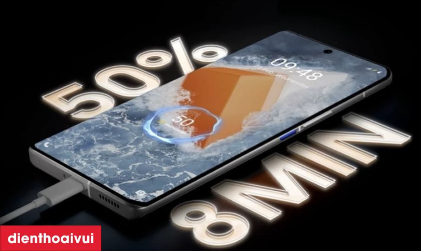 Vi&ecirc;n pin tr&acirc;u 4000mAh cho hoạt động cả ng&agrave;y