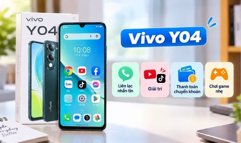 Có nên mua Vivo Y04 nếu bạn cần sử dụng NFC