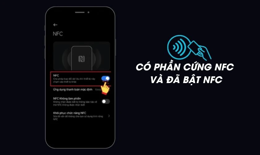 Điều kiện cần có để thanh toán qua NFC