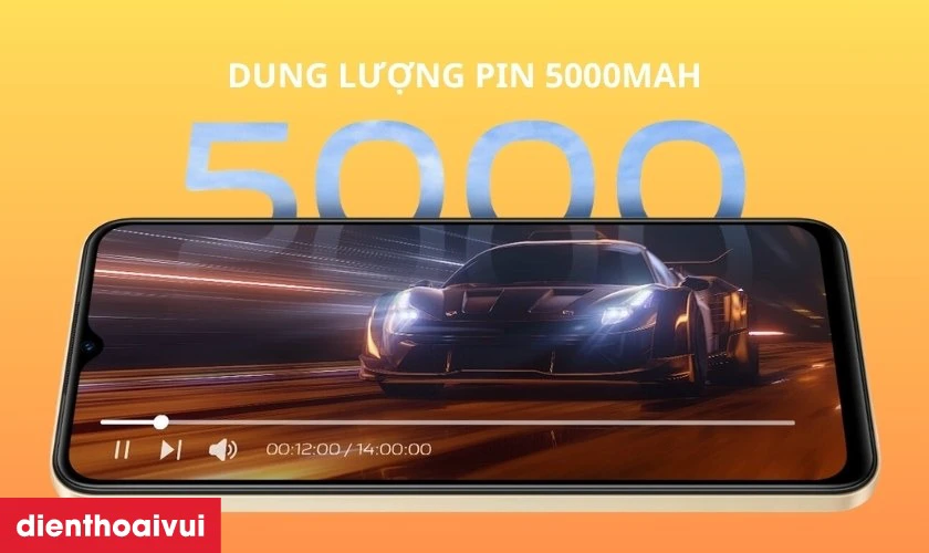 Dung lượng pin tr&acirc;u, k&egrave;m sạc nhanh