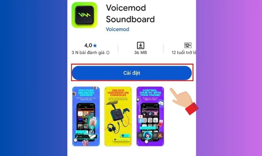 C&aacute;ch tải Voicemod tr&ecirc;n điện thoại Android