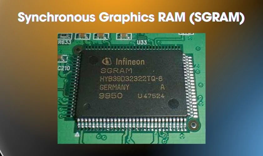 SGRAM là loại VRAM được đồng bộ về xung nhịp với mức chi phí thấp