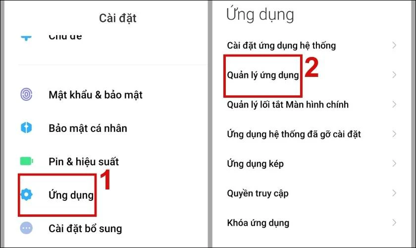 Xóa dữ liệu ứng dụng Shopee khi bị lỗi F02
