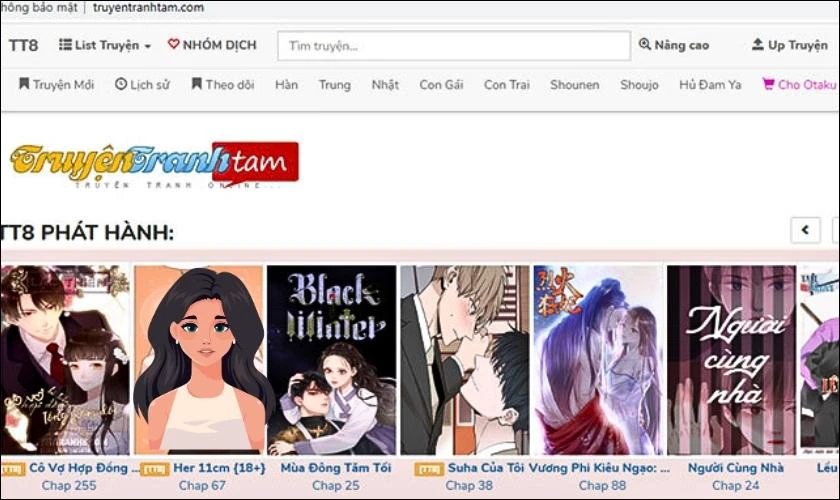 Truyentranhtam l&agrave; một Web đọc truyện tranh online