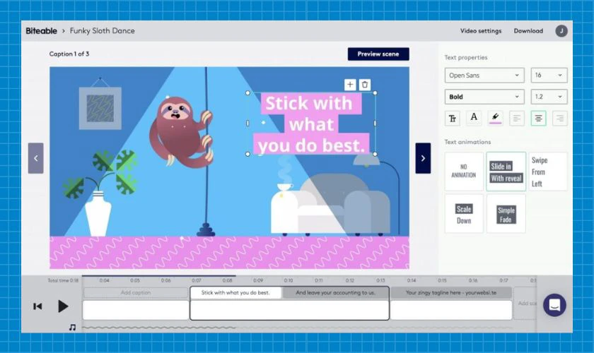 Biteable.com - Web l&agrave;m Animation Free