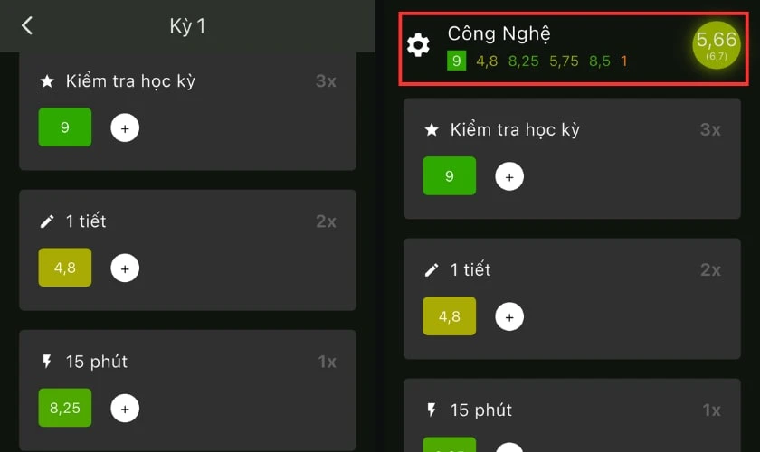 Web t&iacute;nh điểm trung b&igrave;nh m&ocirc;n cao đẳng nhanh