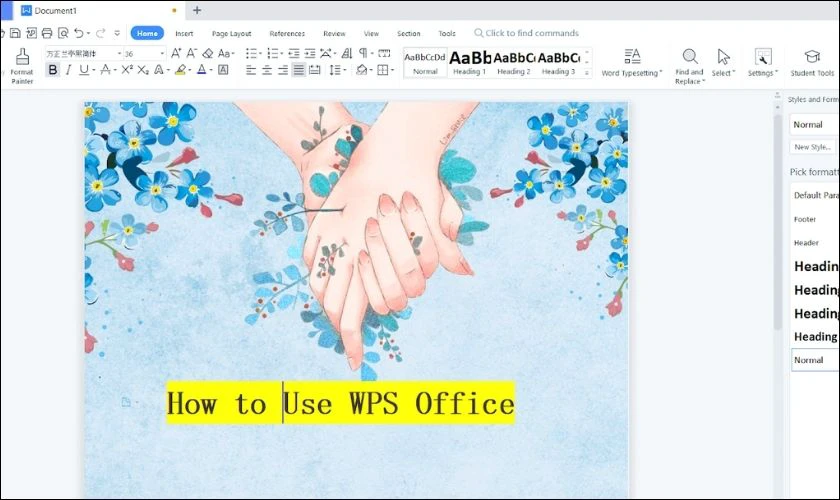 Phần mềm WPS Office c&oacute; những c&ocirc;ng cụ g&igrave;?