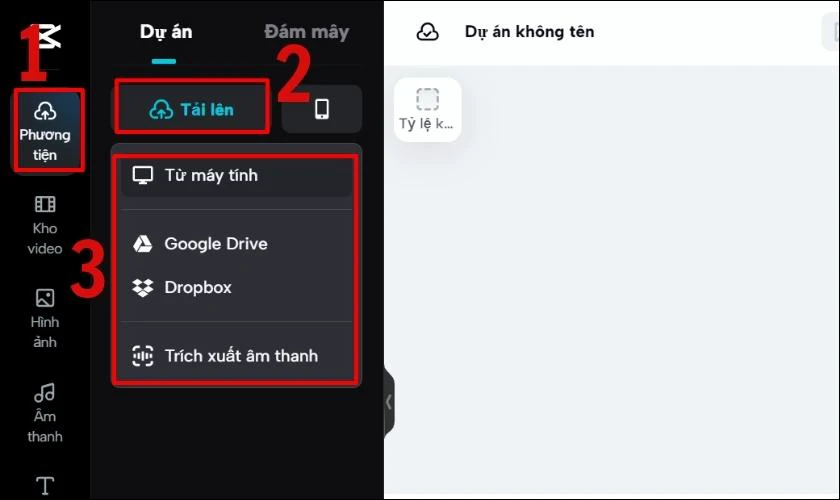 Chọn video trong m&aacute;y cần chỉnh sửa