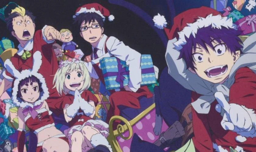Ph&ocirc;ng nền gi&aacute;ng sinh Anime đẹp