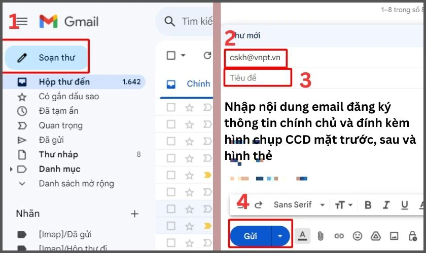 Đăng k&yacute; sim ch&iacute;nh chủ VinaPhone tại nh&agrave; bằng c&aacute;ch gửi email