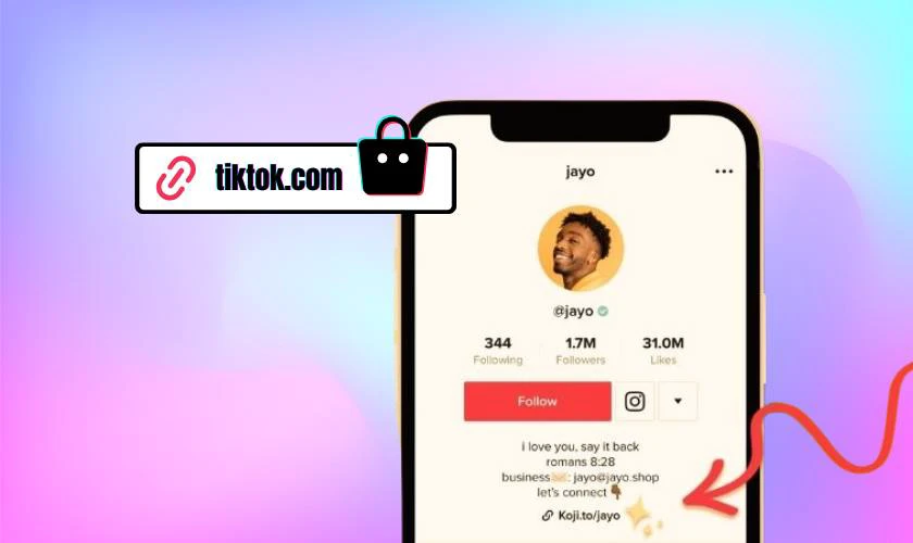 C&aacute;ch gắn link b&aacute;n h&agrave;ng tr&ecirc;n TikTok