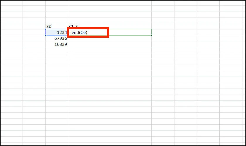 Chuyển đổi số thành chữ trong Excel theo cú pháp