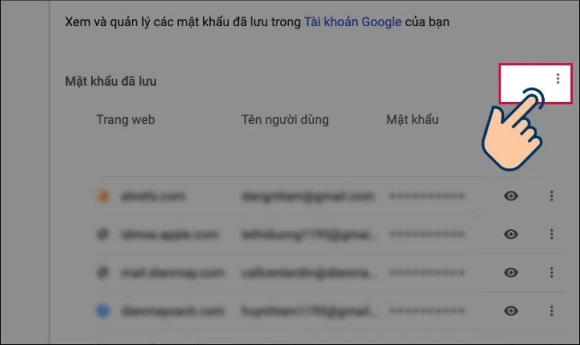 Nhấp v&ocirc; biểu tượng ba chấm
