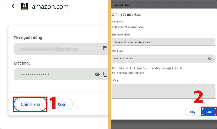 Cách thay đổi mật khẩu đã lưu trên Google