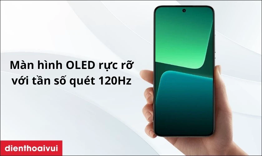 M&agrave;n h&igrave;nh OLED sống động với tần số qu&eacute;t 120Hz