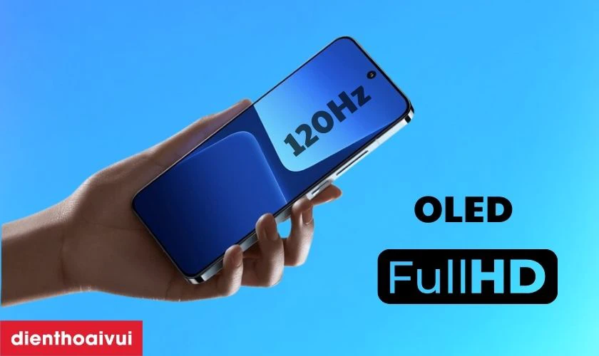 Điện thoại Xiaomi 13 sở hữu m&agrave;n h&igrave;nh rộng kết hợp c&ocirc;ng nghệ hỗ trợ hiển thị cao cấp