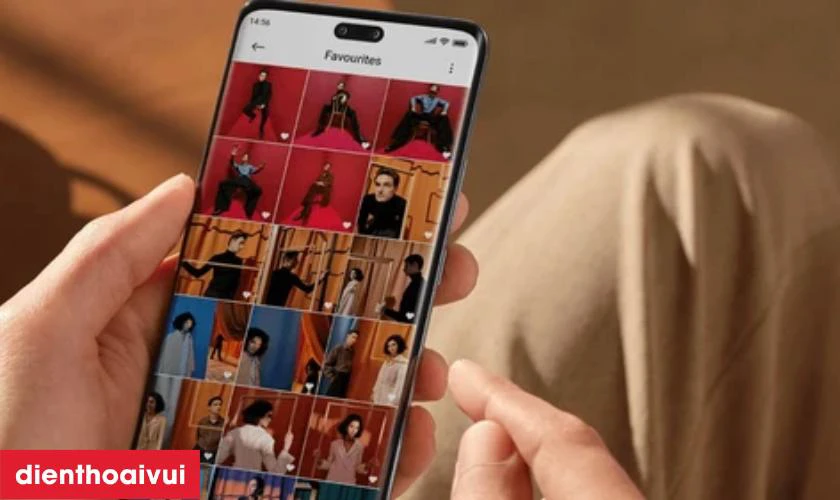 M&agrave;n h&igrave;nh AMOLED 6.55 inch sống động