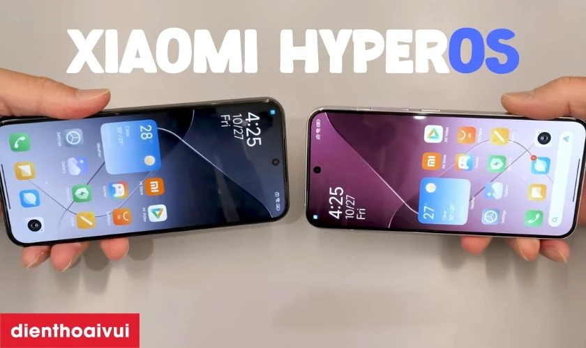 Hệ điều hành mới trên Xiaomi 14 là Xiaomi HyperOS, thế cho giao diện MIUI