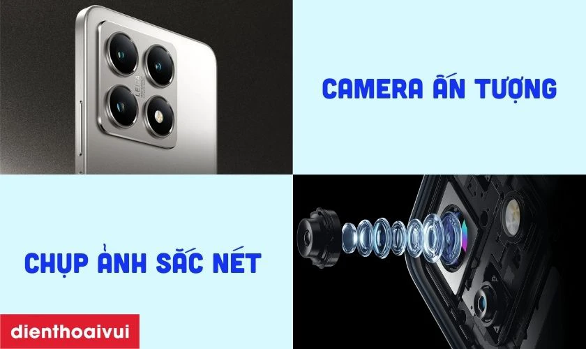 Xiaomi 14T 12GB 512GB cũ xước cấn c&oacute; camera ấn tượng