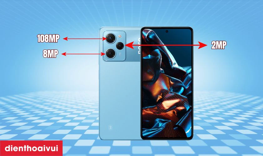 Camera chính 108MP cùng camera góc siêu rộng