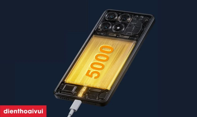 Pin Xiaomi POCO X6 Pro 5G 8GB 256GB tr&acirc;u, sạc nhanh 67W