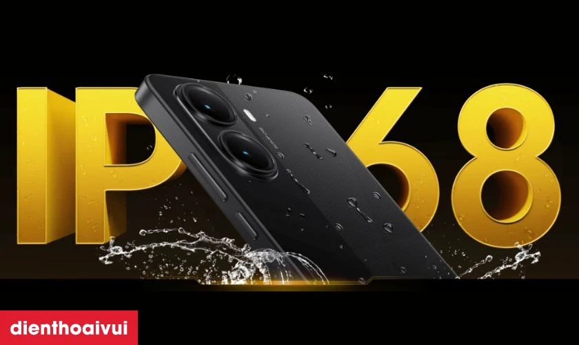 Chuẩn kh&aacute;ng nước, kh&aacute;ng bụi IP68