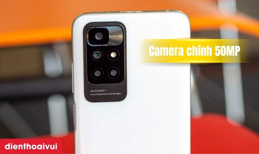 Camera ch&iacute;nh 50MP chụp ảnh chi tiết