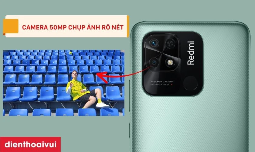 Camera 50MP chụp ảnh r&otilde; n&eacute;t