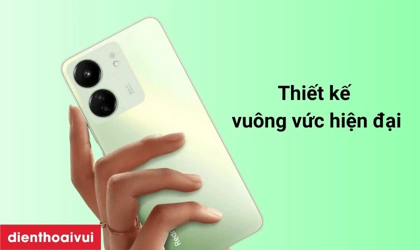 Thiết kế vuông vức cho ngoại hình hiện đại