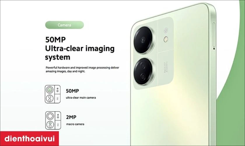 Lưu giữ khung hình đẹp với camera 50MP