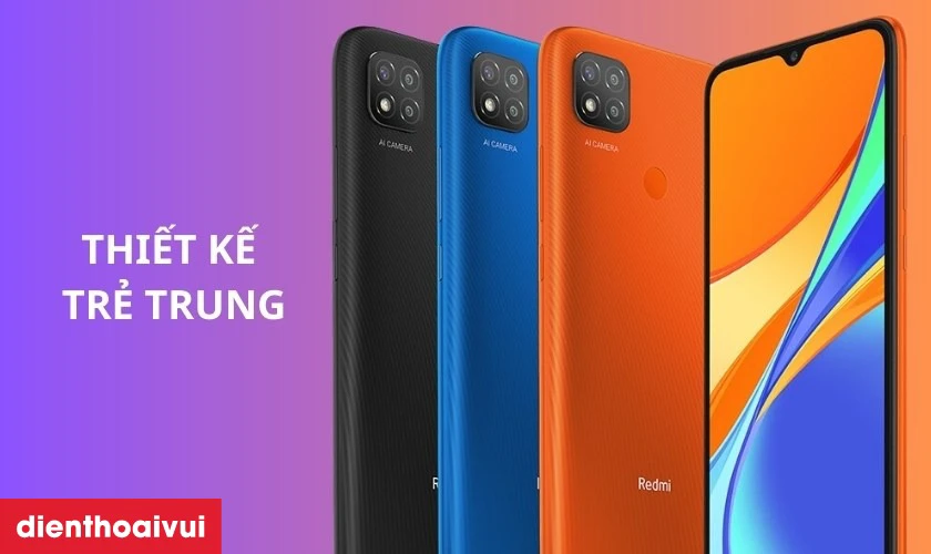 Xiaomi Redmi 9C 4G 128GB cũ - đẹp c&oacute; thiết kế trẻ trung