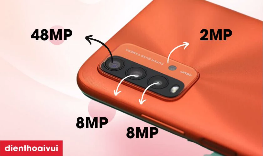 Phi&ecirc;n bản Xiaomi Redmi 9T sở hữu cụm 4 camera ph&iacute;a sau