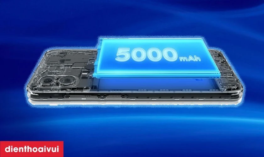 Thoải mái sử dụng với PIN 5000mAh trên Xiaomi Redmi A2
