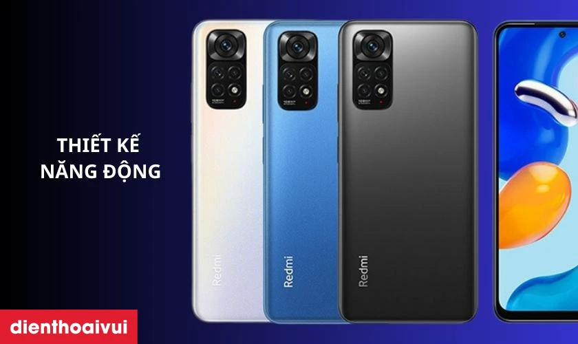 Xiaomi Redmi Note 11S 8G 128GB - Cũ đẹp c&oacute; thiết kế mỏng nhẹ
