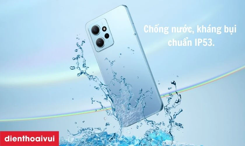 Điện thoại Xiaomi Redmi Note 12 4GB 128GB có chống nước không?