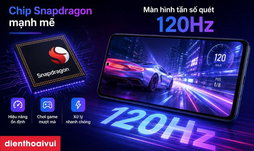 Chip Snapdragon mạnh mẽ