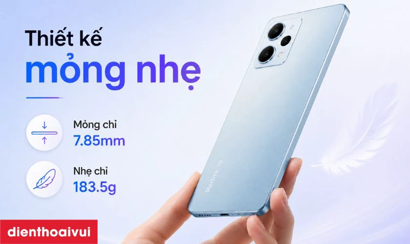 Thiết kế mỏng nhẹ, hiện đại
