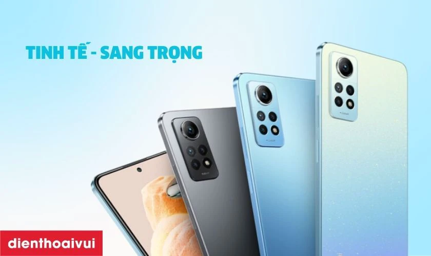 Điện thoại Xiaomi Redmi Note 12 Pro 4G mang một vẻ ngo&agrave;i s&agrave;nh điệu, thu h&uacute;t