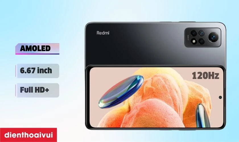 Sở hữu m&agrave;n h&igrave;nh AMOLED k&iacute;ch thước 6.67 inch, độ ph&acirc;n giải Full HD+
