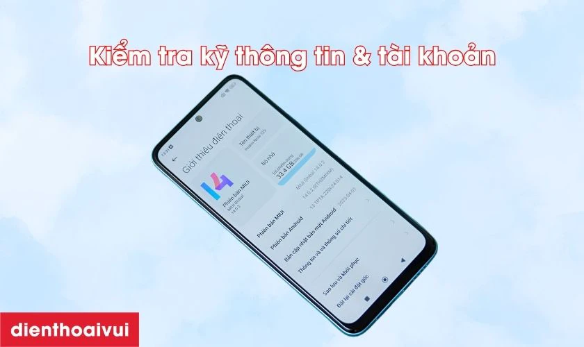 Những lưu &yacute; trước khi mua Xiaomi Redmi Note 12S 8GB 256GB cũ