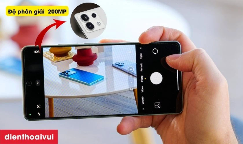 Camera ch&iacute;nh 200MP &ndash; Zoom r&otilde; từng chi tiết