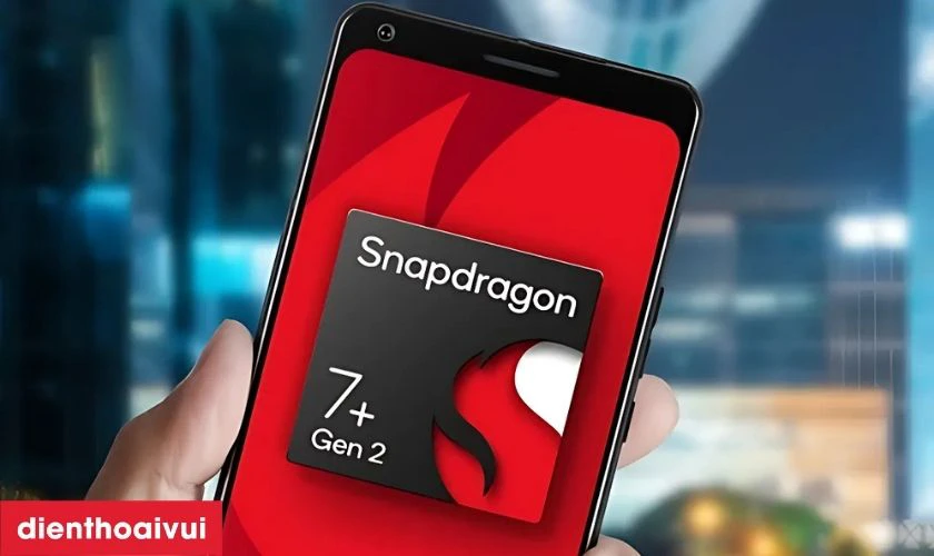 Bộ vi xử l&yacute; Snapdragon 7s Gen 2 cho hiệu suất ổn định
