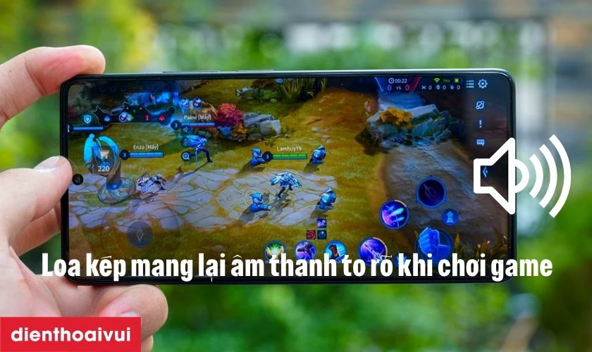 Hệ thống loa k&eacute;p cho trải nghiệm giải tr&iacute; tốt hơn