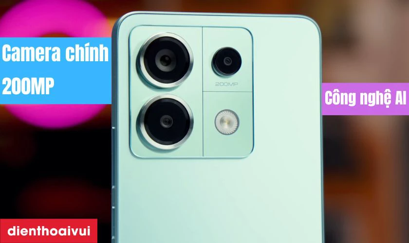 Camera ch&iacute;nh 200MP cho ph&eacute;p bạn chụp những bức ảnh r&otilde; n&eacute;t