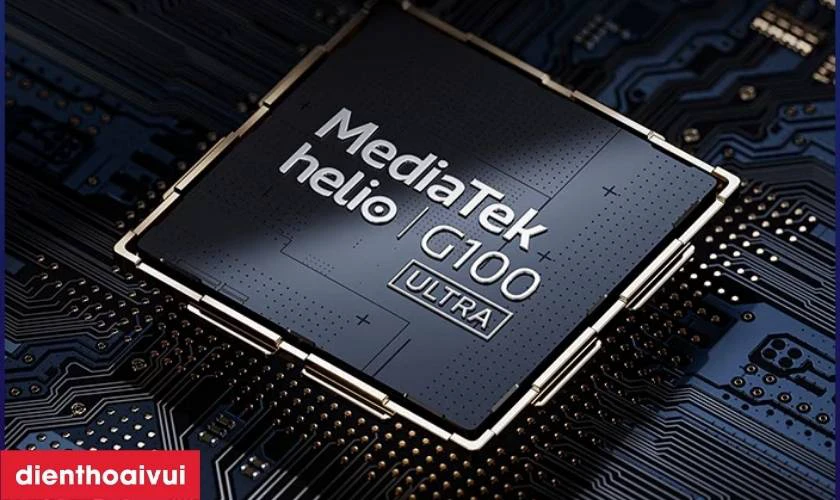 Xử l&yacute; đa nhiệm với chip Helio G100-Ultra + RAM 8GB