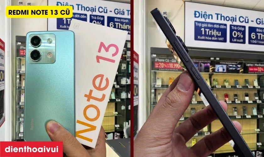 Redmi Note 13 cũ l&agrave; lựa chọn ph&ugrave; hợp với người d&ugrave;ng muốn tiết kiệm chi ph&iacute;