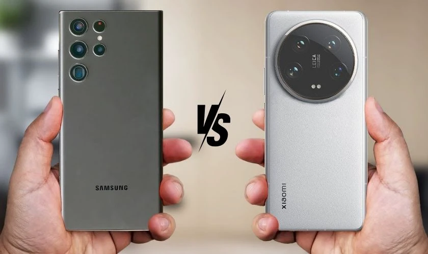 Cả Samsung và Xiaomi đều có những thiết kế đặc trưng riêng