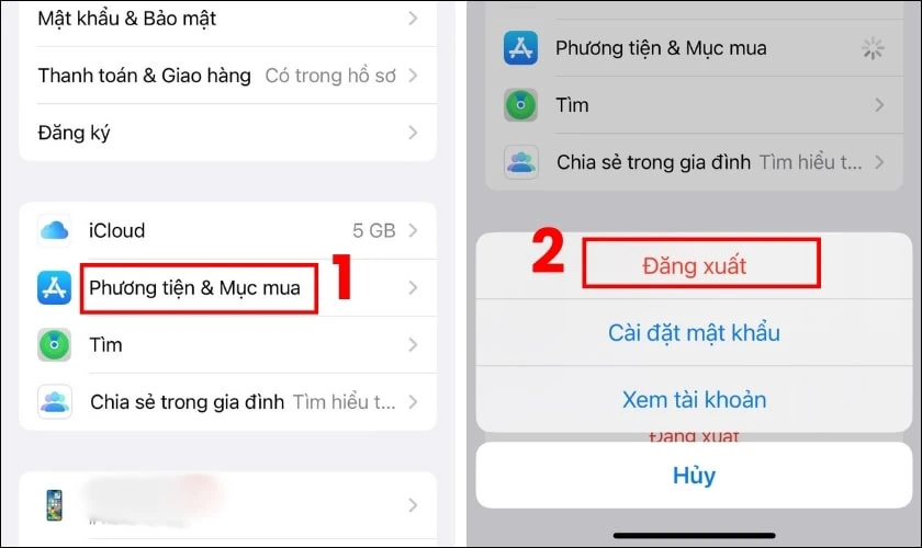 Cách xóa ID Apple cũ của người khác trên App Store, Apple Music và các app khác